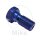 Perno de banjo simple 3/8-24 azul de aluminio