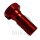 Perno de banjo simple 3/8-24 rojo aluminio