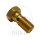 Banjo bolt single 3/8-24 aluminium gold