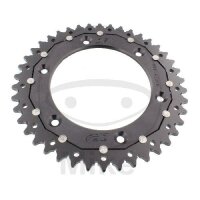 Sprocket  DUA 42 teeth pitch 520 black ZF 125 / 150