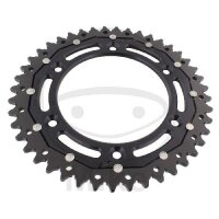 Sprocket  DUA 44 teeth pitch 520 black ZF 125 / 150