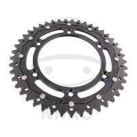 Sprocket  DUA 45 teeth pitch 520 black ZF 125 / 150