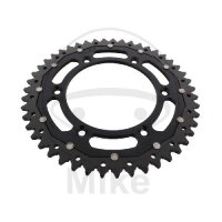 Pignone  DUA 47 denti passo 520 nero ZF 125 / 150
