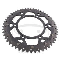 Sprocket  DUA 52 teeth pitch 520 black ZF 125 / 150