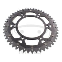 Sprocket  DUA 50 teeth pitch 520 black ZF 125 / 152