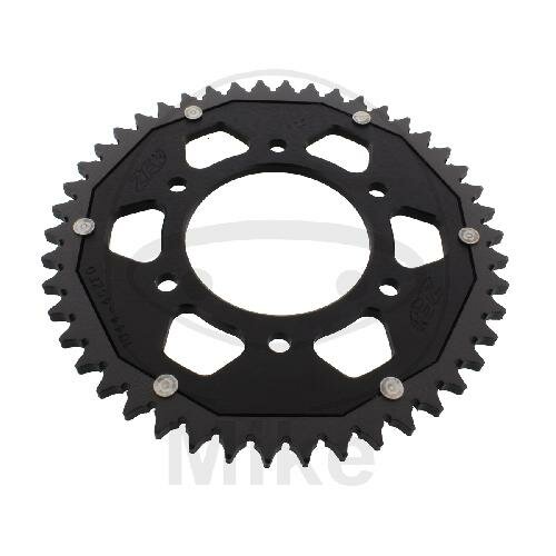 Piñón  DUA 46 dientes paso 428 negro ZF 076 / 100