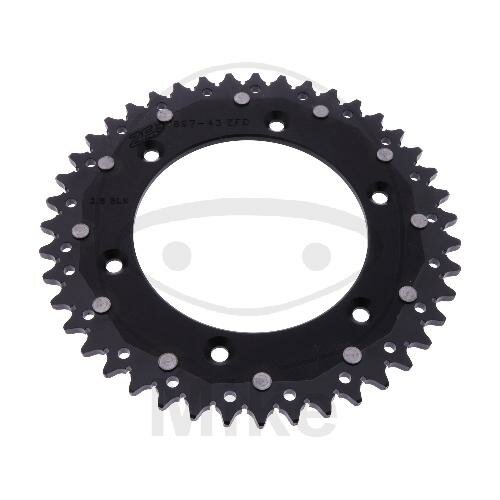 Piñón  DUA 43 dientes paso 520 negro ZF 125 / 150