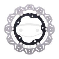 Brake disc VEE EBC black for Kawasaki Ninja 400 G 18-19