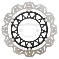 Brake disc VEE EBC black for Yamaha MT-10 YZF-R1 1000...