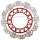 Brake disc VEE EBC red for Yamaha MT-10 YZF-R1 1000 YZF-R6 600