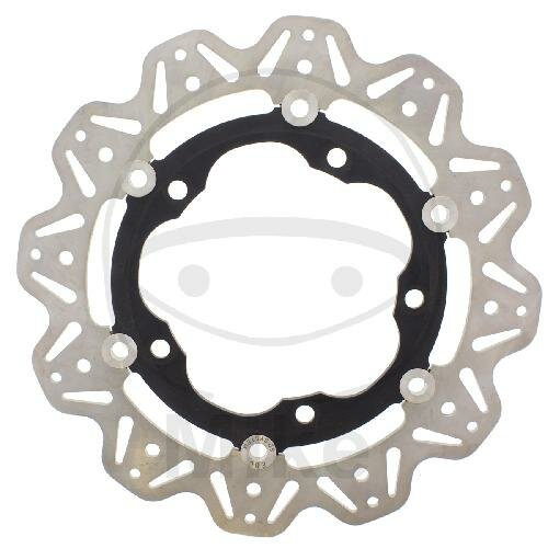 Brake disc VEE EBC black for Kawasaki KLE 300 Ninja 125 300 Z 125 300