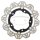 Brake disc VEE EBC black for Kawasaki KLE 300 Ninja 125 300 Z 125 300