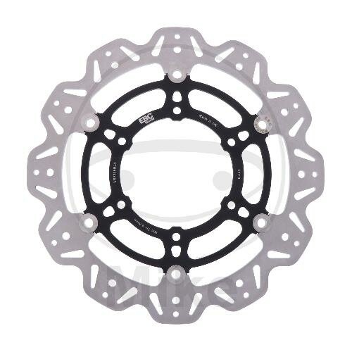 Brake disc VEE EBC black for Suzuki GSX-S 1000 15-21