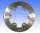 Brake disc left for Kawasaki EL 250 252 GPZ 550