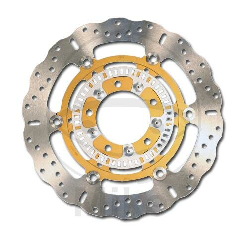 Brake disc Contour X stainless with ABS ring for Kawasaki ER-6F ER-6N KLE 650 Z 750