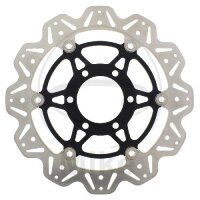 Disco freno VEE EBC nero per Triumph Daytona...