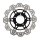 Brake disc VEE EBC black for Triumph Speed Triple Tiger 1050