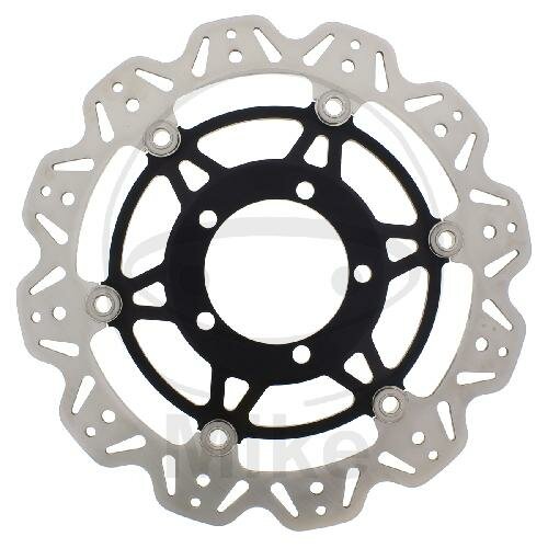 Brake disc VEE EBC black for Triumph Daytona Street Triple 675
