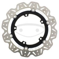 Brake disc VEE EBC black for Triumph Speed Triple Sprint...
