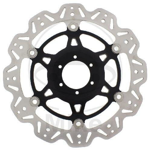 Brake disc VEE EBC black for Honda CBR 1100 XX Super Blackbird 97-98