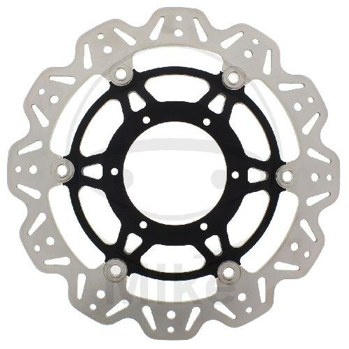 Disco freno VEE EBC nero per Honda CBR 1000 RR Fireblade 04-05