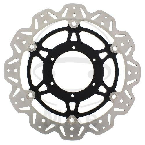 Brake disc VEE EBC black for Honda CBR 1000 RR RRS Fireblade 06-07