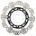 Brake disc VEE EBC black for Yamaha 600 900 950 1000 1100 1300 1700 1900