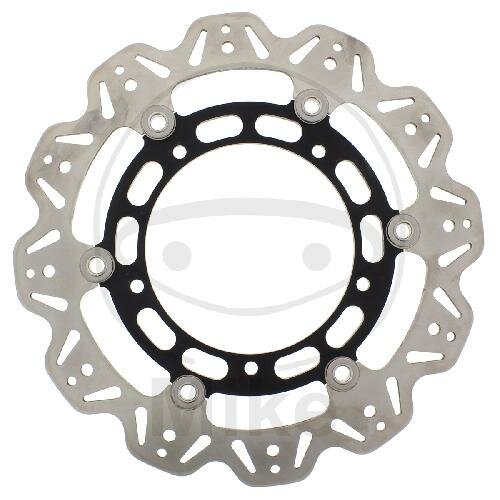 Brake disc VEE EBC black for Yamaha FZ6 FZ6 S2 XJ6 YZF-R6 600 MT-03 660