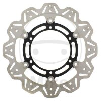 Brake disc VEE EBC black for Yamaha FJR 1300 XVS 950