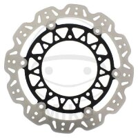 Brake disc VEE EBC black for Yamaha YZF-R1 1000 07-14