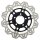 Brake disc VEE EBC black for Suzuki GSF 400 600 GSX 400 600 750 RF 600 RGV 250 SV 650