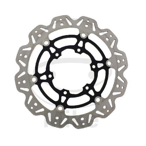 Brake disc VEE EBC black for Suzuki GSX-R 1000 09-16