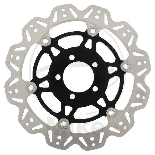 Brake disc VEE black for Kawasaki 250 400 550 600 650 750 800 900 1000 1100