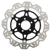 Brake disc VEE EBC black for Kawasaki ZR ZZR 1100 ZRX...