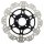 Brake disc VEE EBC black for Kawasaki ZR ZZR 1100 ZRX 1100 1200 ZX-9R 900 ZXR 750