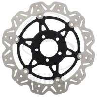 Disco de freno VEE EBC negro para Kawasaki 750 900 1100...