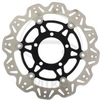 Brake disc VEE black for Kawasaki ER-6F ER-6N KLE 650 Z 750