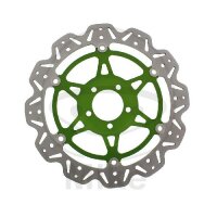 Disco de freno VEE EBC verde para Kawasaki 750 900 1100...