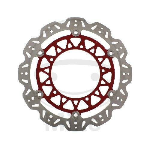 Brake disc VEE EBC red for Yamaha FZ1 1000 06-15