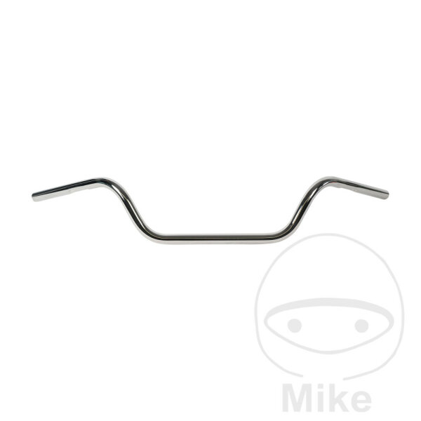 Handlebar TRW steel chrome 25.4 mm Mystik with cable notch
