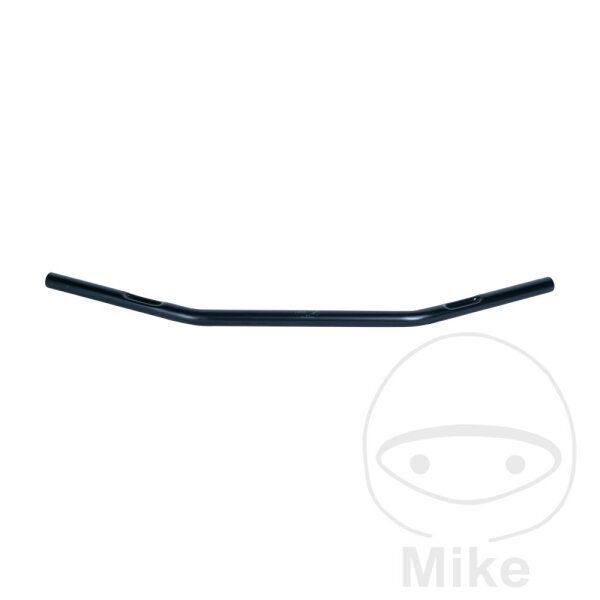 Handlebar TRW steel black 25.4 mm with cable notch Dragbar medium
