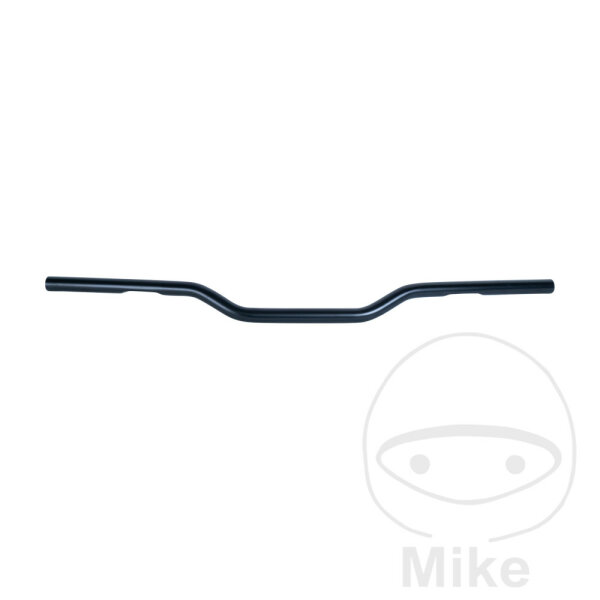 Handlebar TRW steel black 25.4 mm Flyerbar with cable notch
