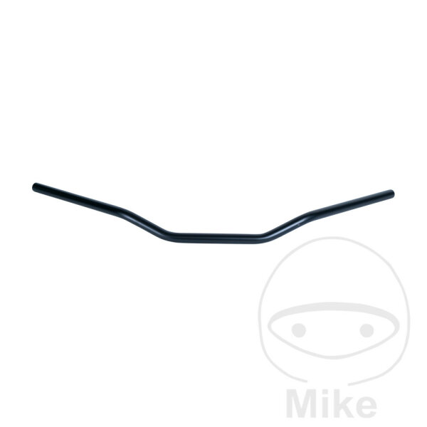 Guidon TRW acier noir 25,4 mm Roadstar Wide