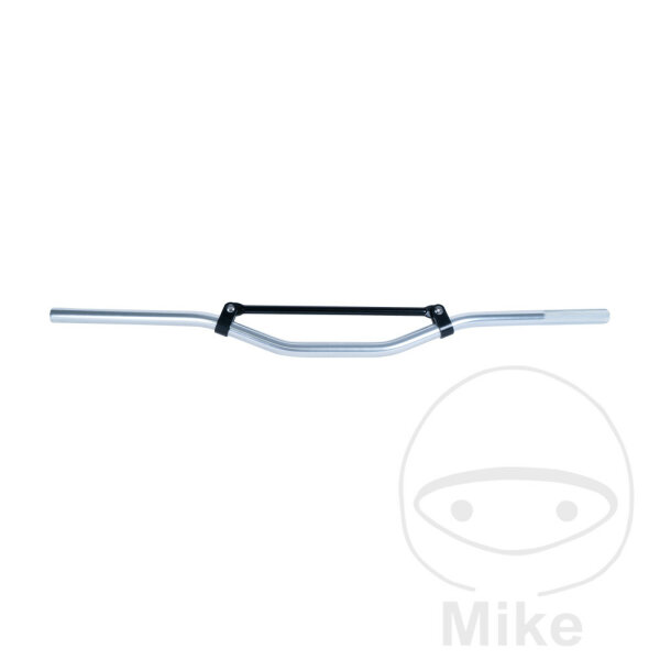 Guidon TRW aluminium argent 22 mm Cross bas