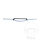 Guidon TRW aluminium argent 22 mm Cross bas