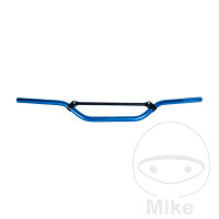 Handlebar TRW aluminum blue 22 mm Cross high