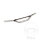 Manillar TRW aluminio plata 22 mm Cross alto