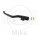 Levier dembrayage forgé noir pour BMW R 1200 HP2 # 05-11