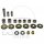 Bell crank repair kit for Honda XR 250 R XR 600 R L
