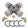 Universal joint differential side f. Suzuki LT-A 400 500 LT-Z 250 Yamaha YFM 350